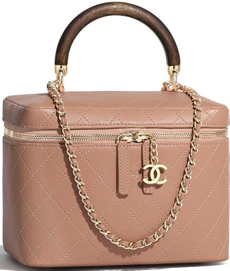 chanel wooden vanity bag|Chanel vanity bag 2020.